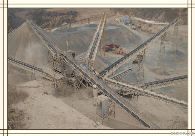 conveyor belt mining / conveyor belt distributor