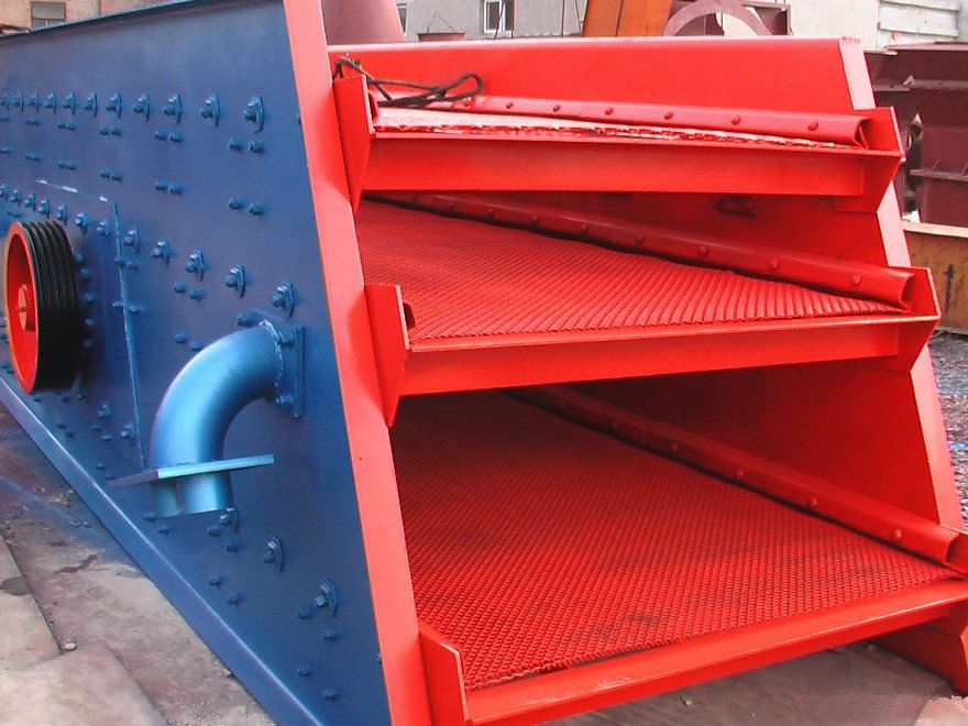 rotary vibrating screen for food / vibrating screen for silica sand / fertilizer vibration screen