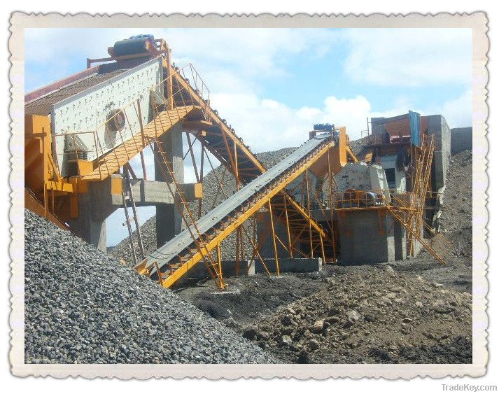 stone/sand production line / stone crushing machinery equipment produc