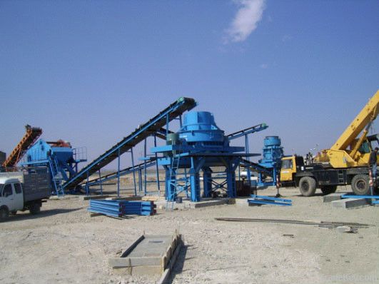 resin sand production line / artificial sand making lines