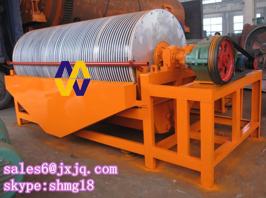cts series drum magnetic separator / tailing ore magnetic separator / dry magnetic drum separator