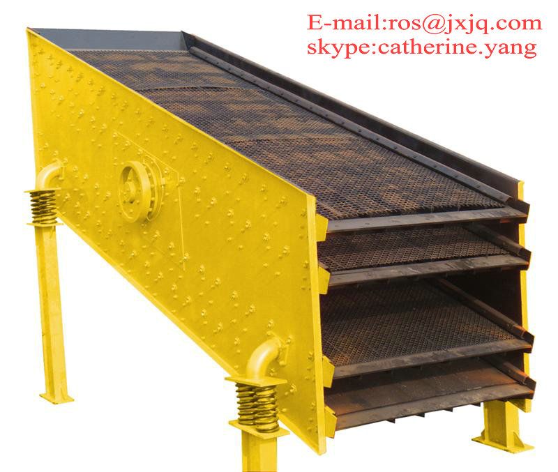 high quality linear vibrating screen	 / building materials vibrating screen	 / vibration screen machine for sale