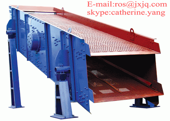 chemical vibrating screen / frequency vibrating screen / building material linear vibrating screen