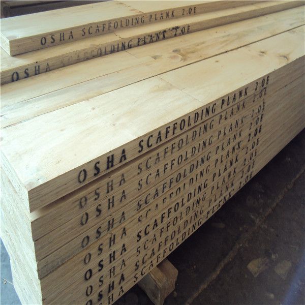 Construction Pine LVL Scaffolding Planks with OSHA standard