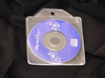 transparant  PVC  CD bag