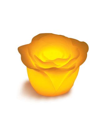 rose LED real wax candle 2