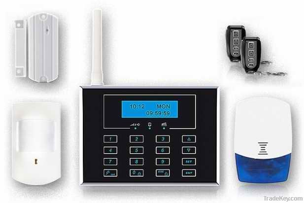 Security Burglar Alarm Systems With GSM PSTN wireless
