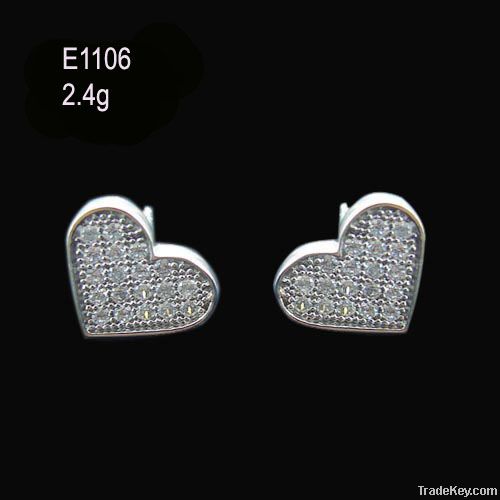 Sterling Silver Earrings (cz Stones)