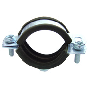 pipe clamps M8/M10 with rubber