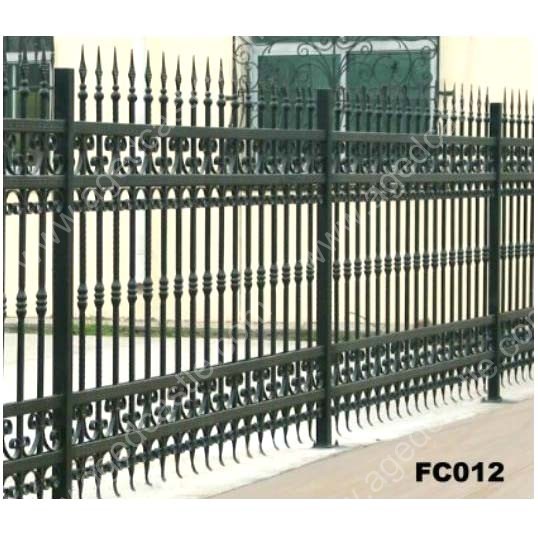 wrought iron fence