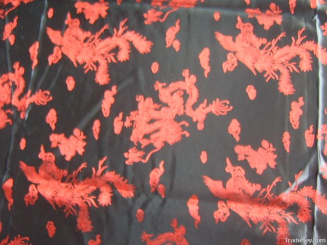Chinese brocade with dragon pattern