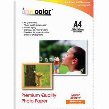 Premium quality photo paper