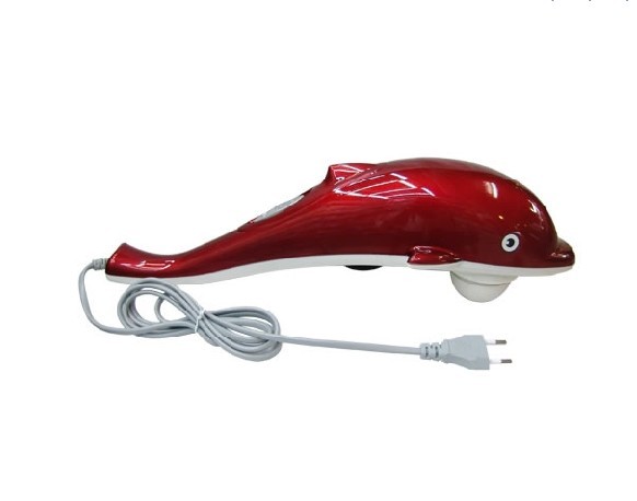 Dolphin massager with infra-red and warming light