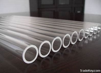 Transparent Quartz glass Tube