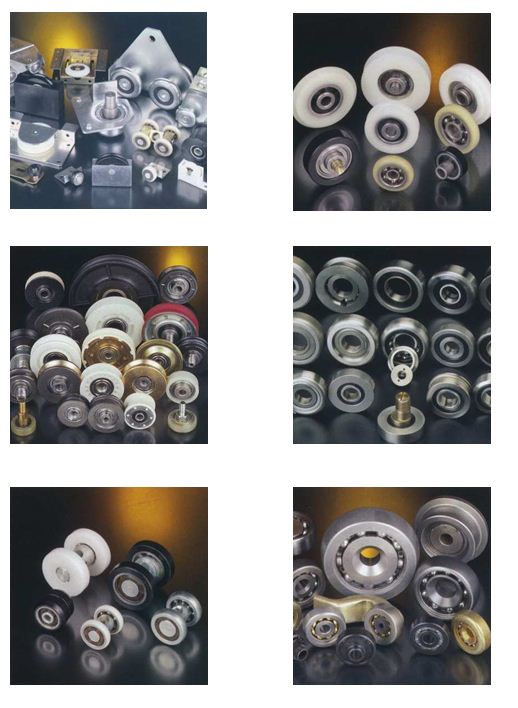 Bearings for use in Furniture