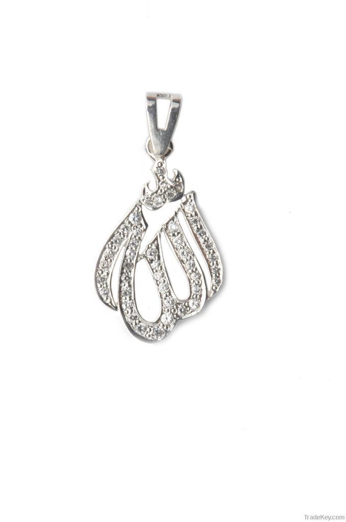 Islamic Pendant in 925 Sterling Silver