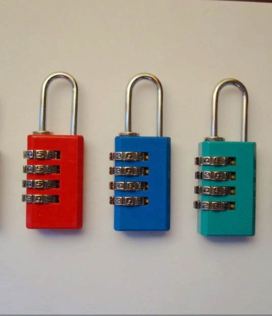 color brass combination lock/password lock