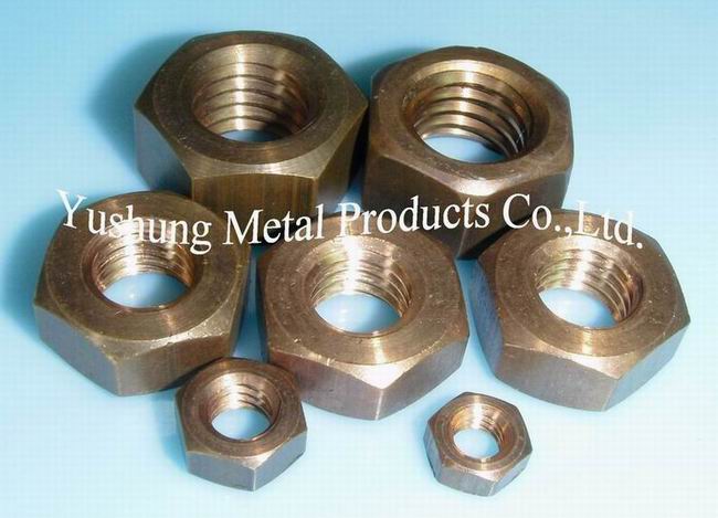 Silicon bronze hex nuts DIN934/DIN6925 from M3 - M36