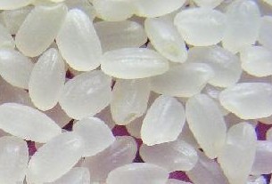 China white round rice