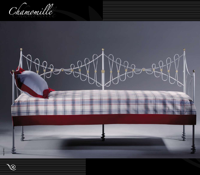 Wrought Iron Divan Bed Chamomille