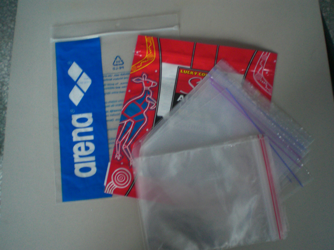 Plastic ziplock bags, PE zipper bag with hang hole