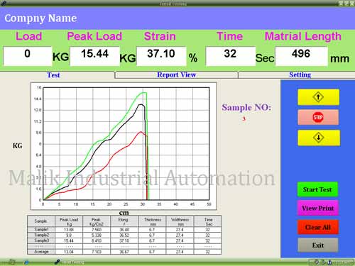 universal tensile testing machine