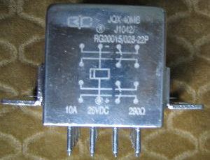 JQX-40MB  HERMETICALLY SEALED DC ELECTROMAGNETIC RELAY