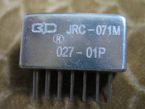 JRC-071M HERMETICALLY SEALED DC ELECTROMAGNETIC RELAY