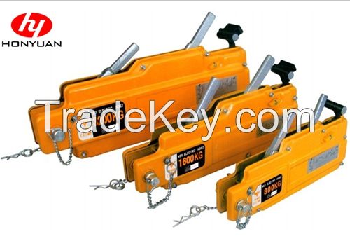 Manual wire rope pulling hoist