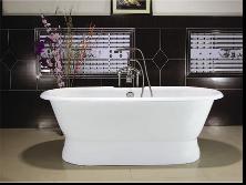 Double Ended Cast Iron Bath With Pedestal