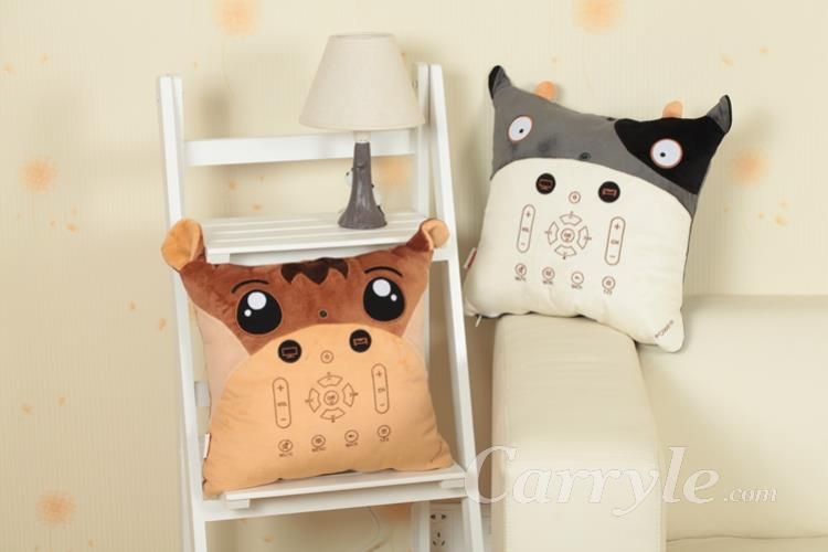 Carryle Pillow remote control cartoon horse pillow stuffed animals staff toys plush toys