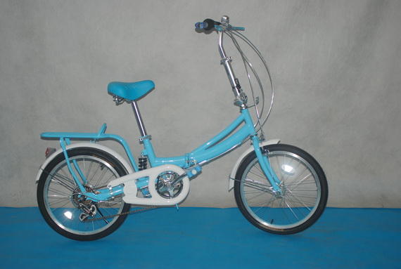20" blue angel folding bike