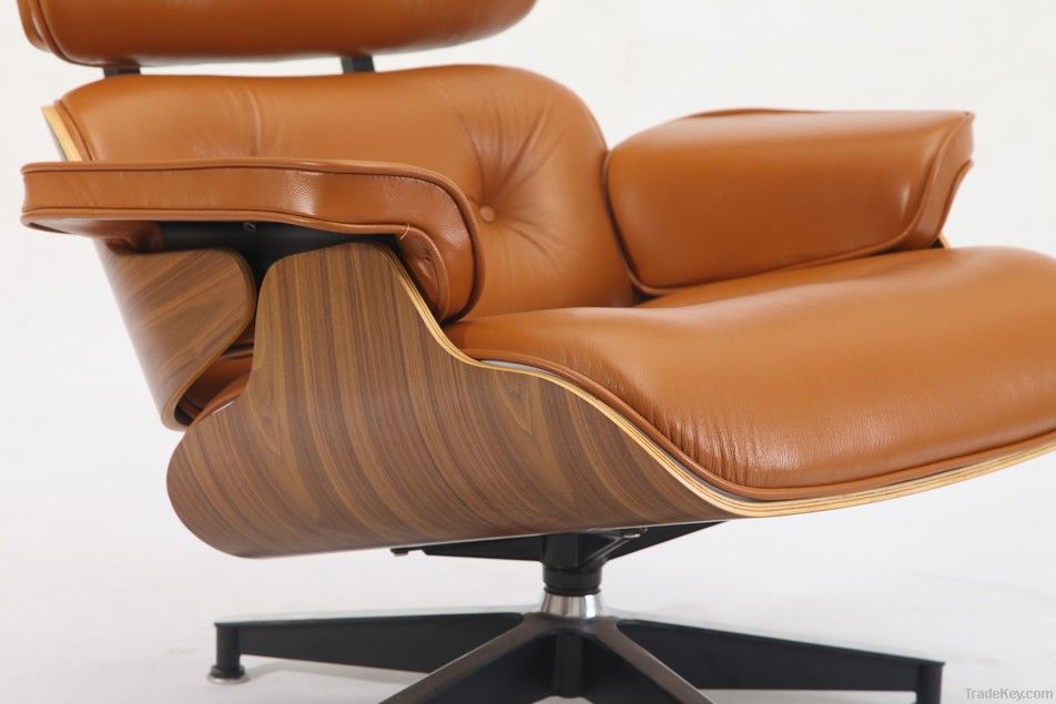 Eames lounge chair with ottoman