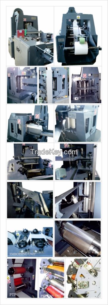 NAPKIN PRODUCTION MACHINE, SIZES 24*24 TO 40*40 - NAPKIN 1200