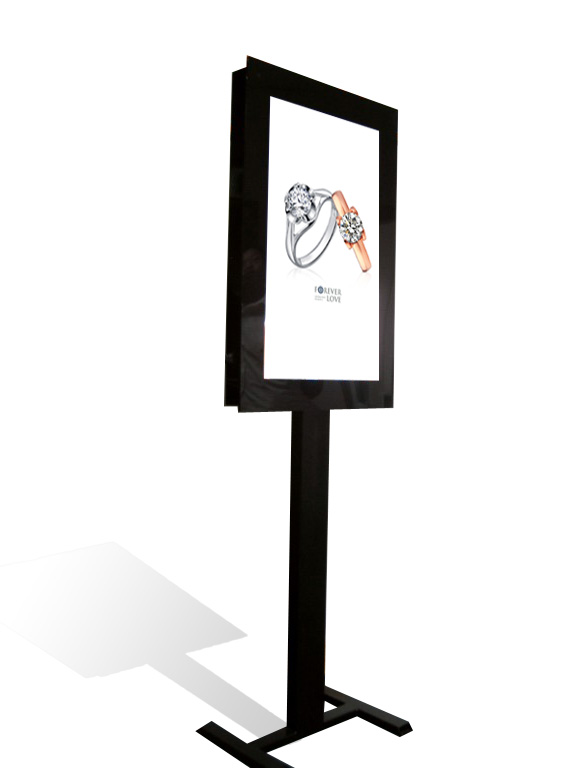 32" POP floor stand LCD advertising player