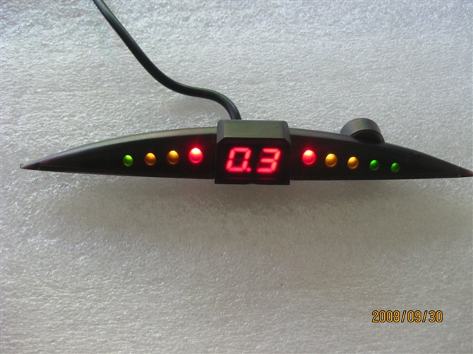 LED display parking sensor with CE certified, 2.0m alarm distance