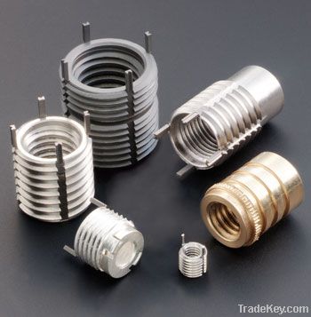 keylcoked threaded insert