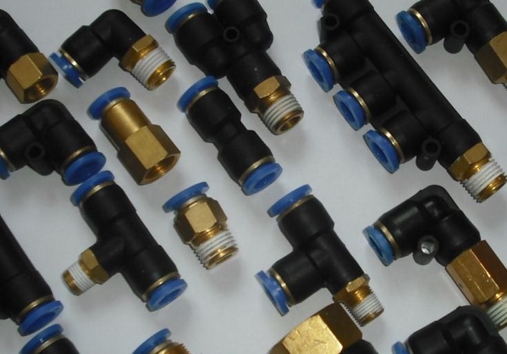 Pneumatic parts, Pneumatic fitting, Connector PUPipe