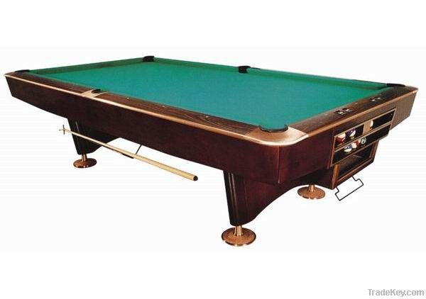 solid wood pool table P010
