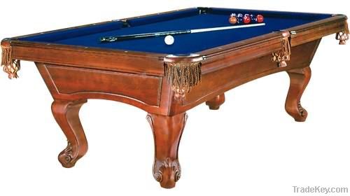 solid wood billiard table B044
