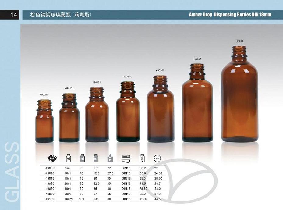 Amber Drop Dispensing bottle