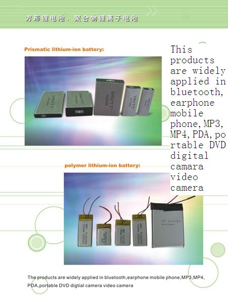 Li-ion/Li-Polymer battery