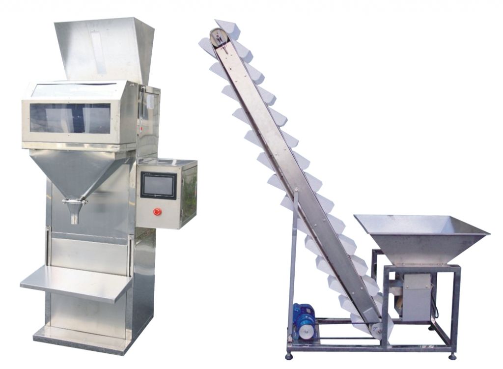 semi-automatic granule/grain/rice/salt weighing and packing machine