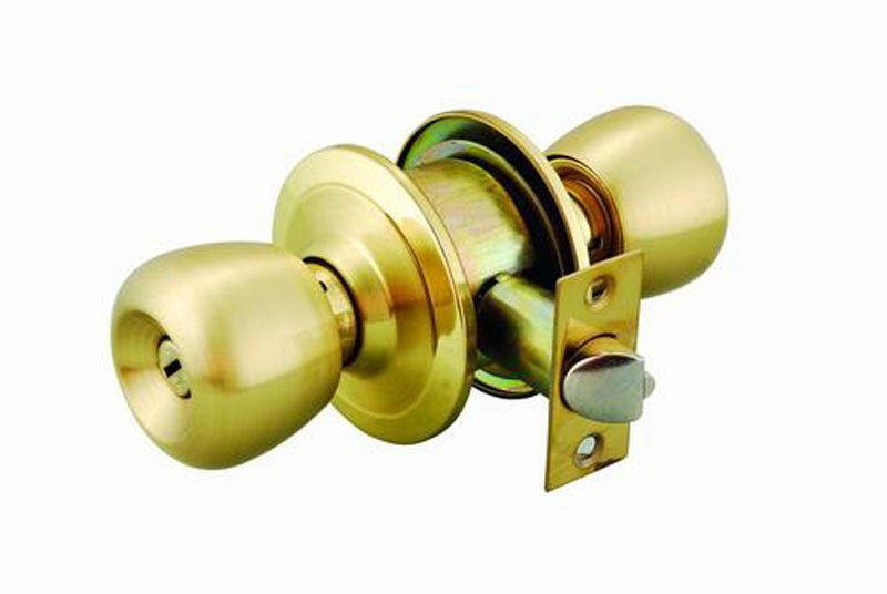 Brass cylindrical knob lock A5731SBC