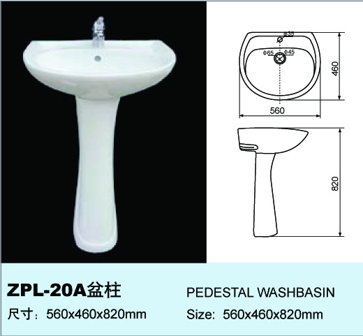 pedestal wash basin(ZPL-20A)