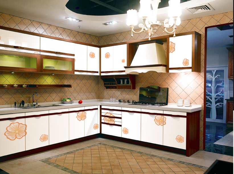 kitchen cabinet made of uv color board