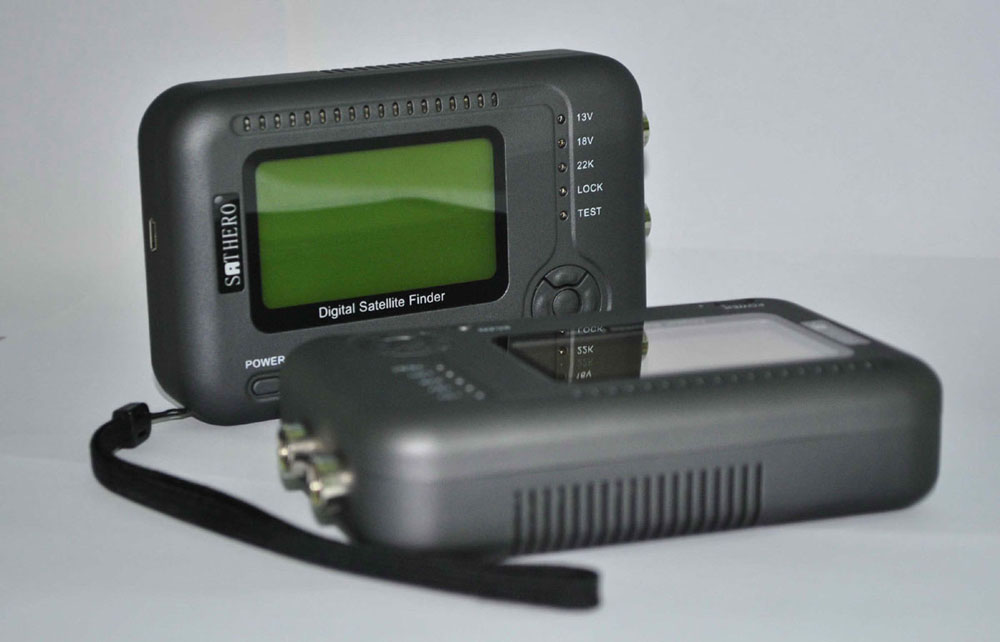 DVB-S2 DVB-S satellite finder meter