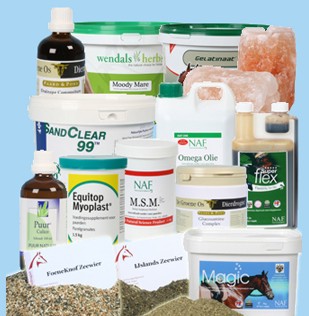 Feed supplements and medicines for horses
