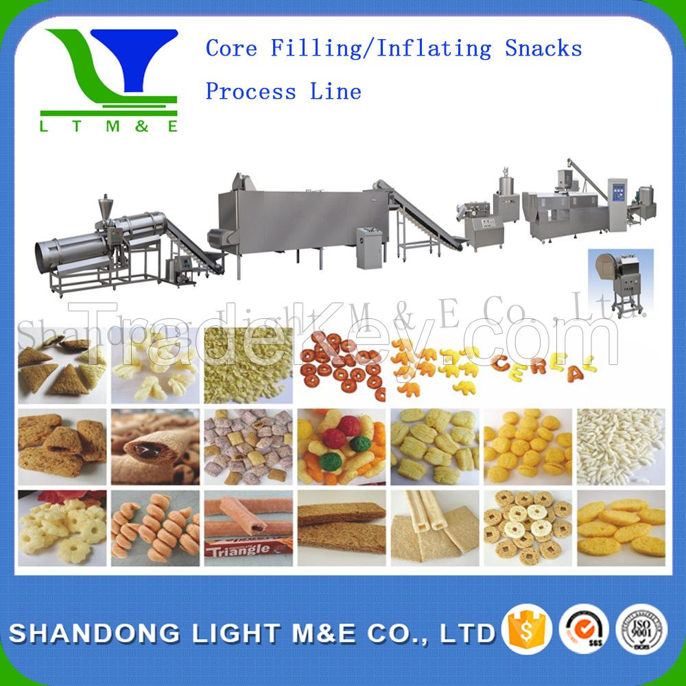 Core-Filling/Inflating Snack Process Line