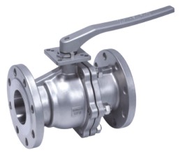 2 PC Flange connection ball valve